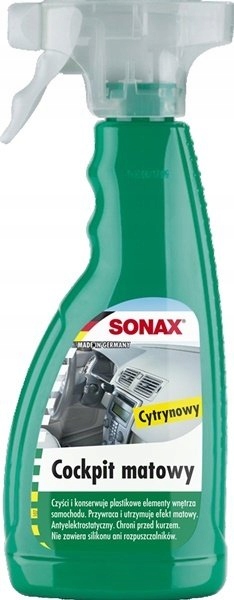 

Preparat do kokpitów Sonax cytrynowy mat 500ml