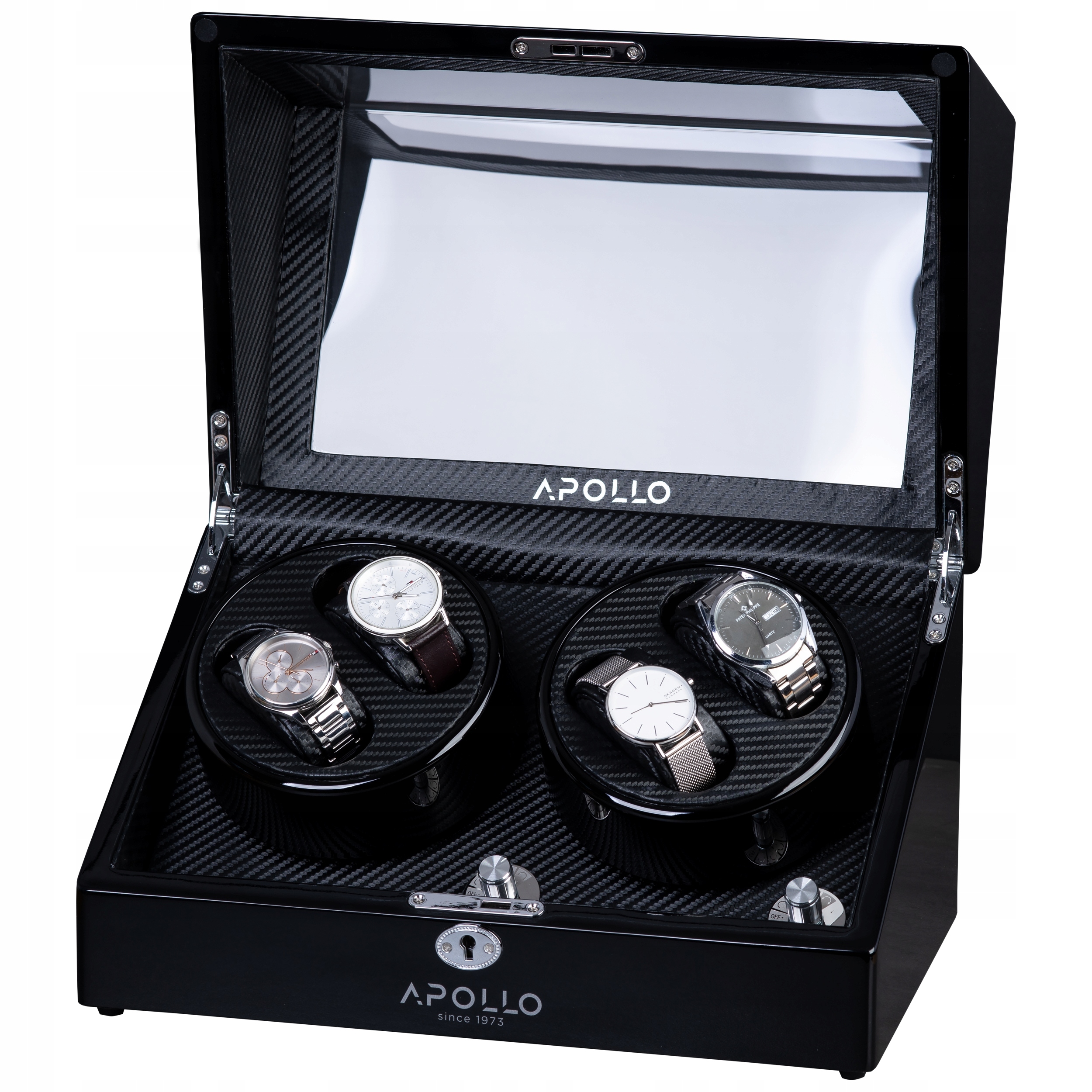 Rotomat Apollo Na 4 Zegarki Premium Since 1973 Marka APOLLO