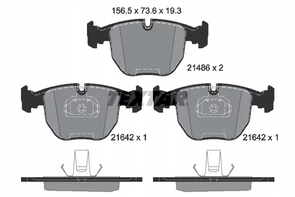 2× textar 92107205 тормозной диск + тормозные колодки перед 2148602 Alpina BMW 5