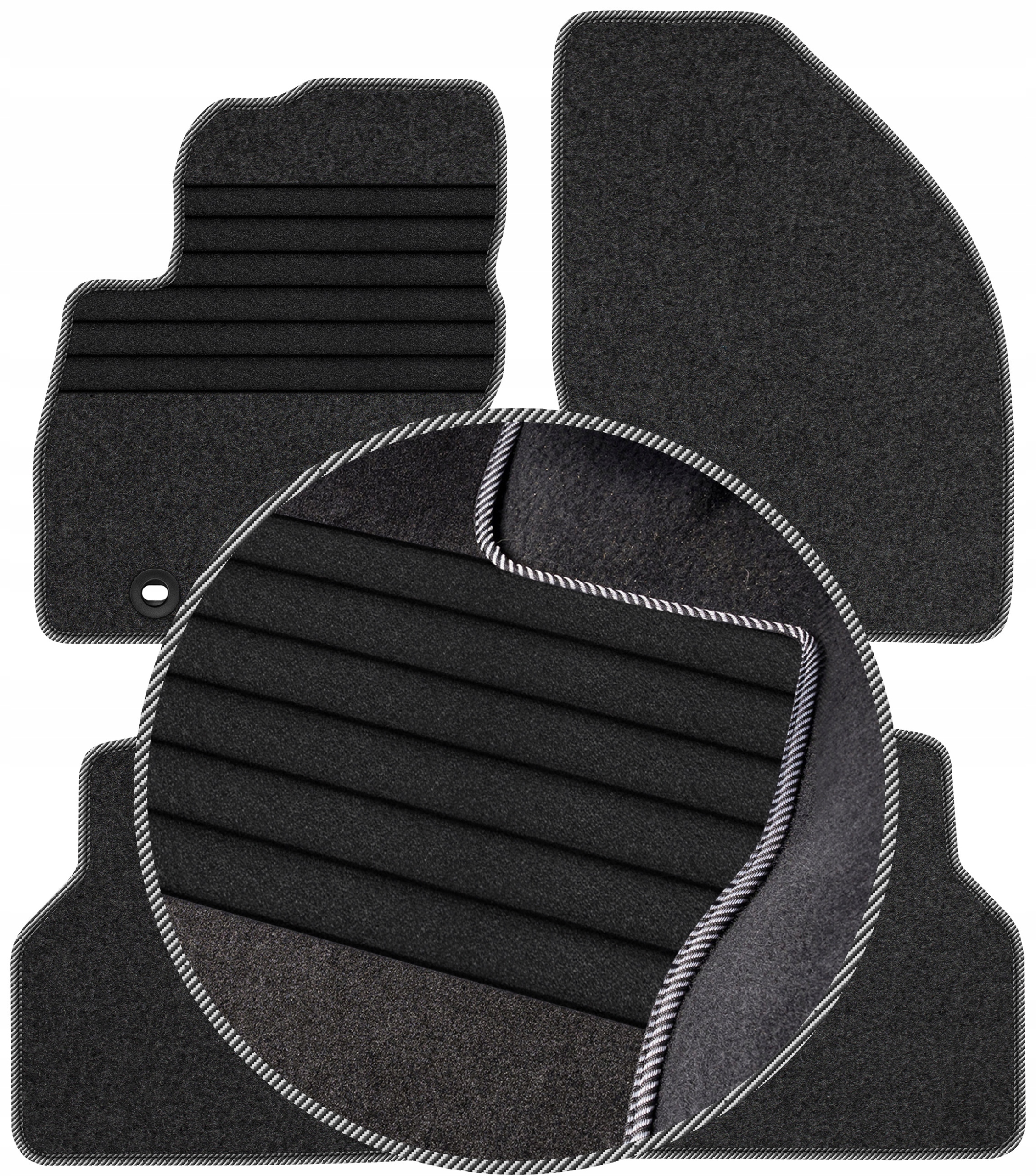 Ford Focus II 2004-2007 Velurové stěrače do auta