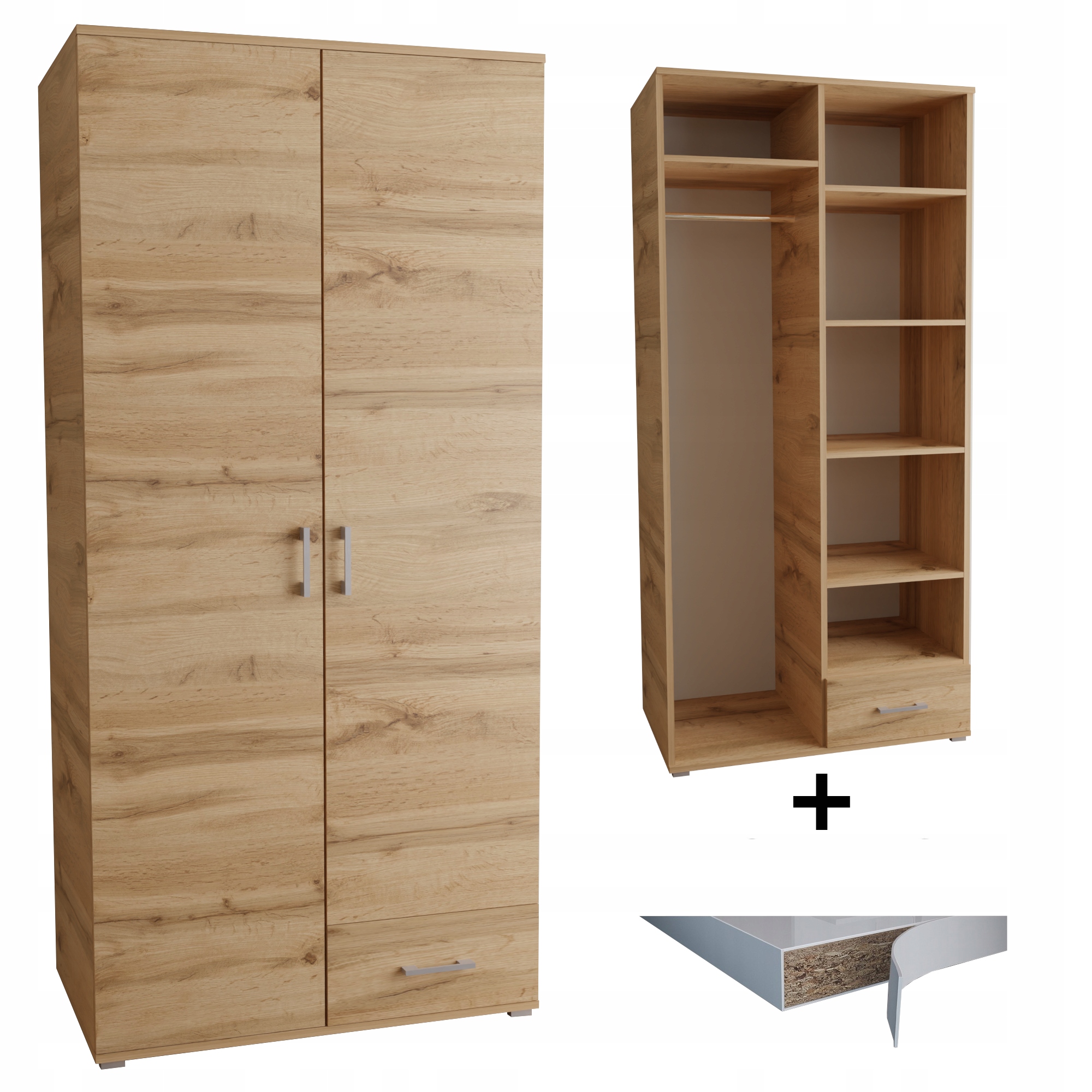 Skříň 80 CM dub craft zlatý s prémiovou dýhou