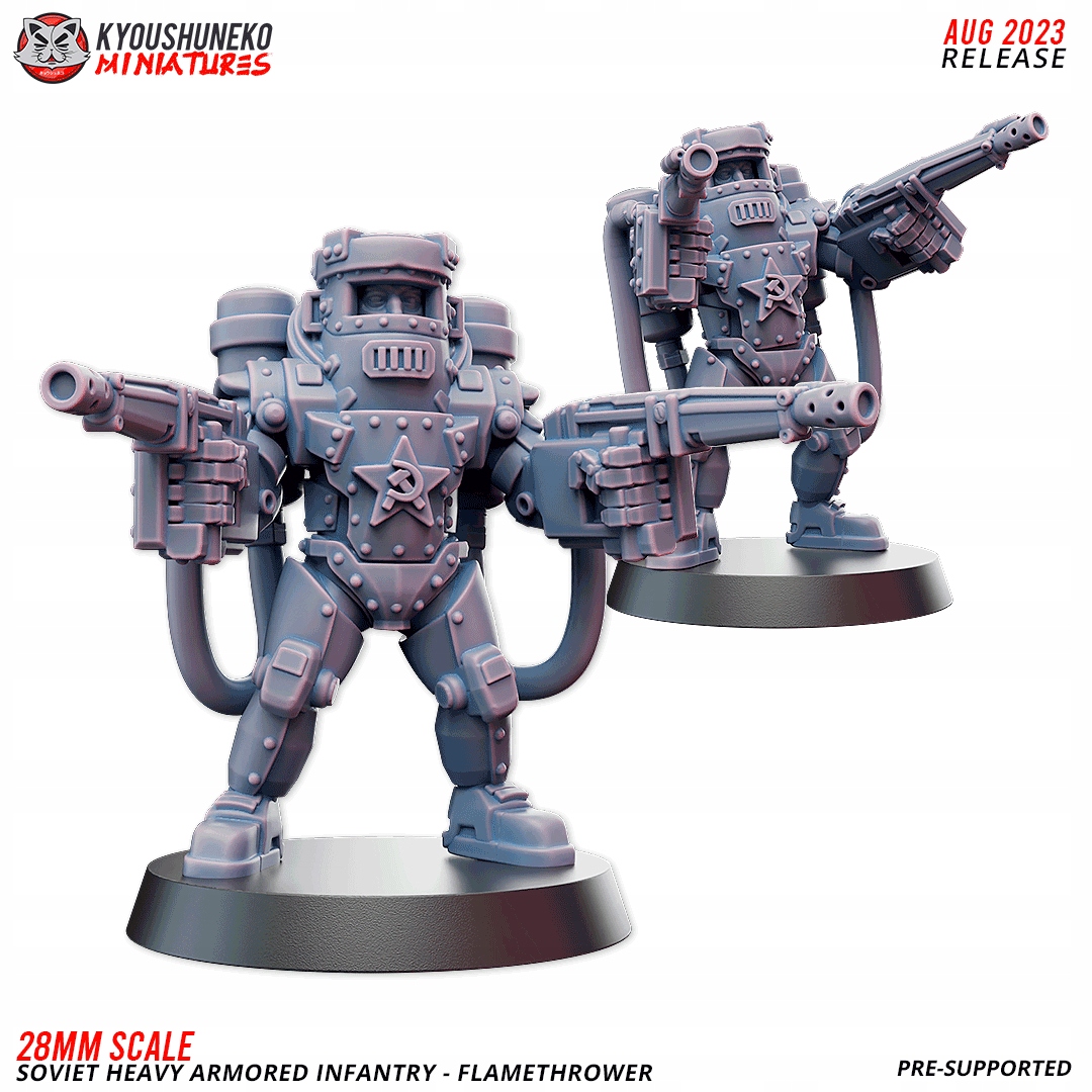 Flamethrower Soviet Heavy Armored Infantry Kyoushu
