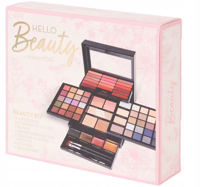 Dárková sada Paleta na líčení, kosmetika, stíny Max&More 72 kusů