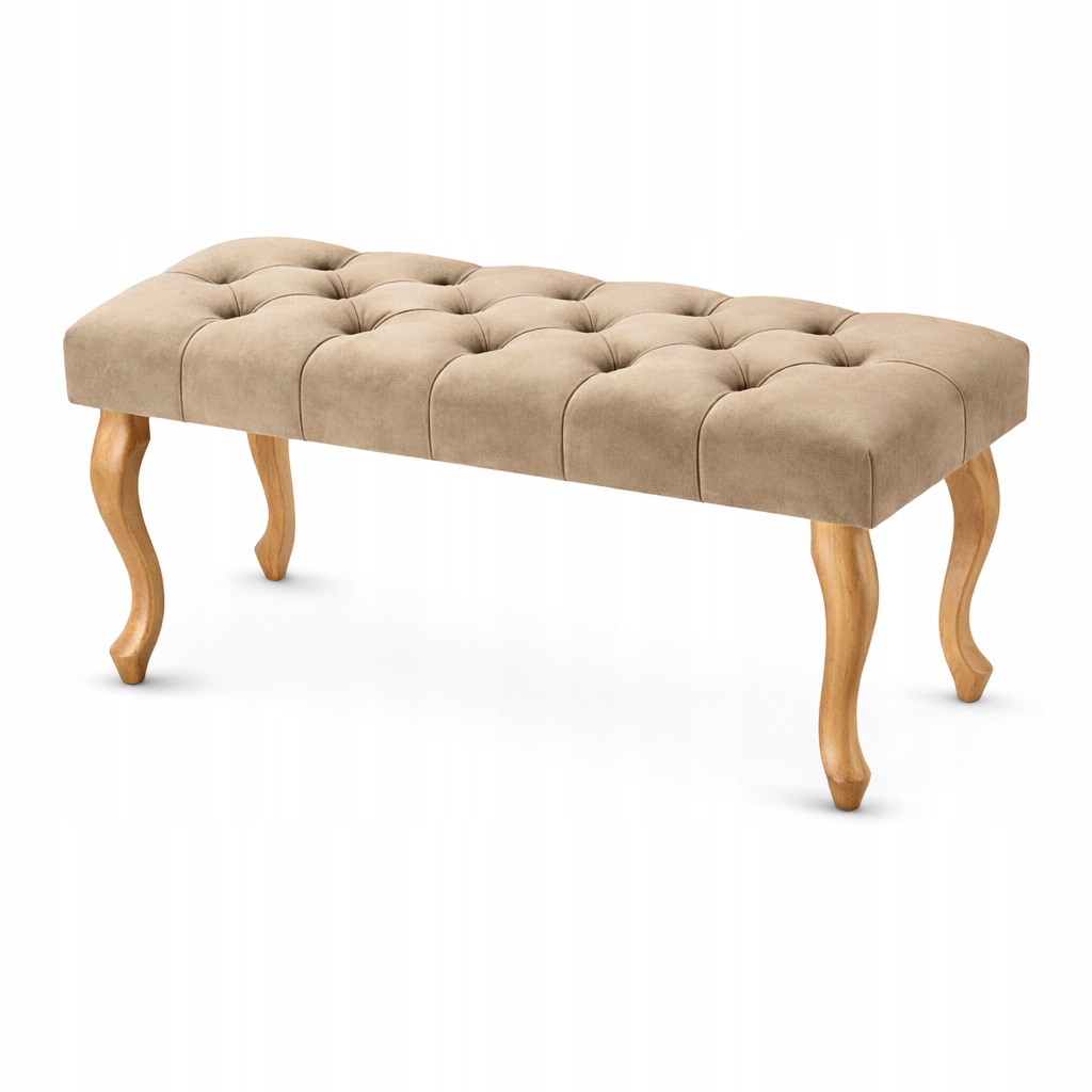 Čalúnená lavica Chesterfield, glamour, prešívaná, farby 80 cm