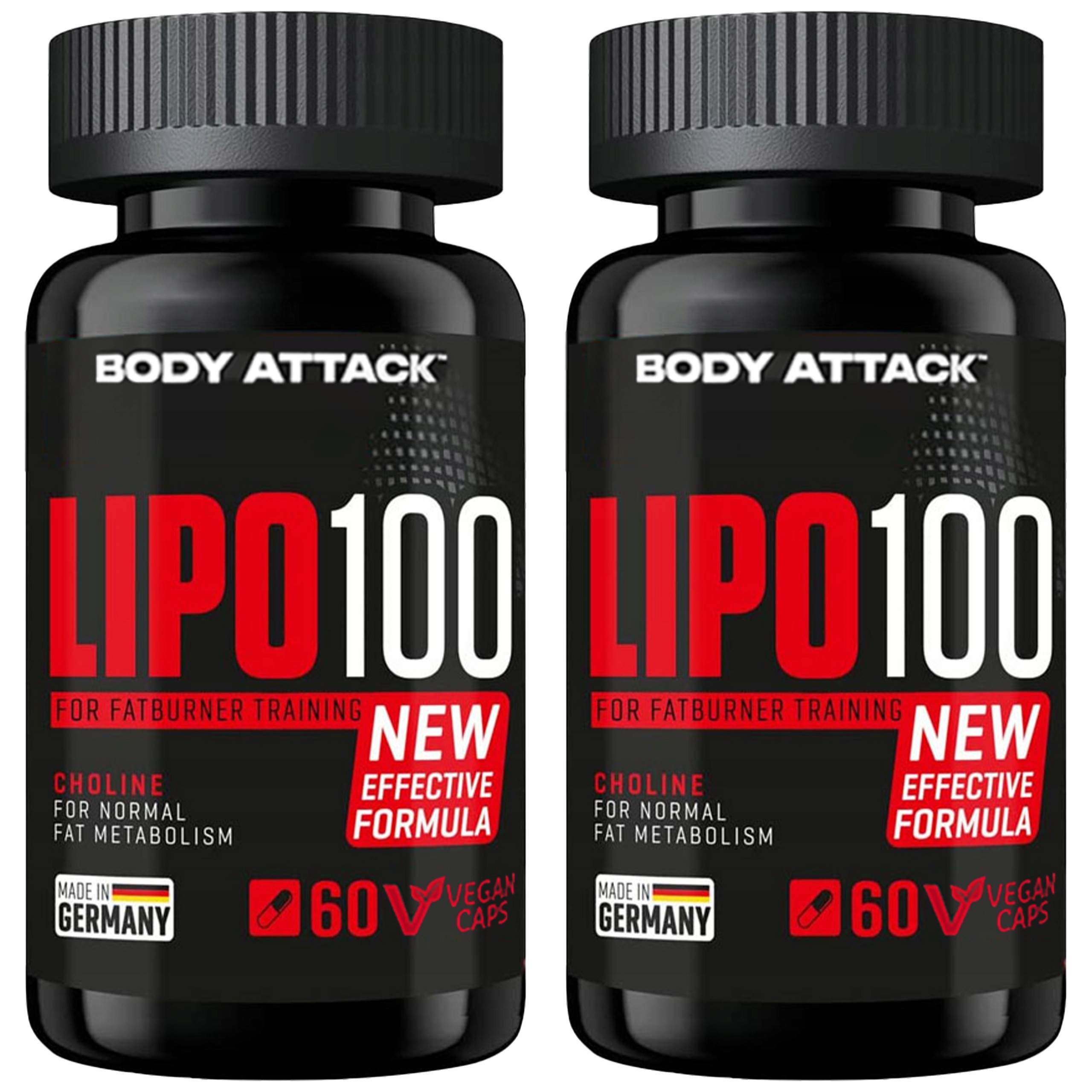 2x Lipo 100 60vcaps Redukce Dieta Spalovač Tuků