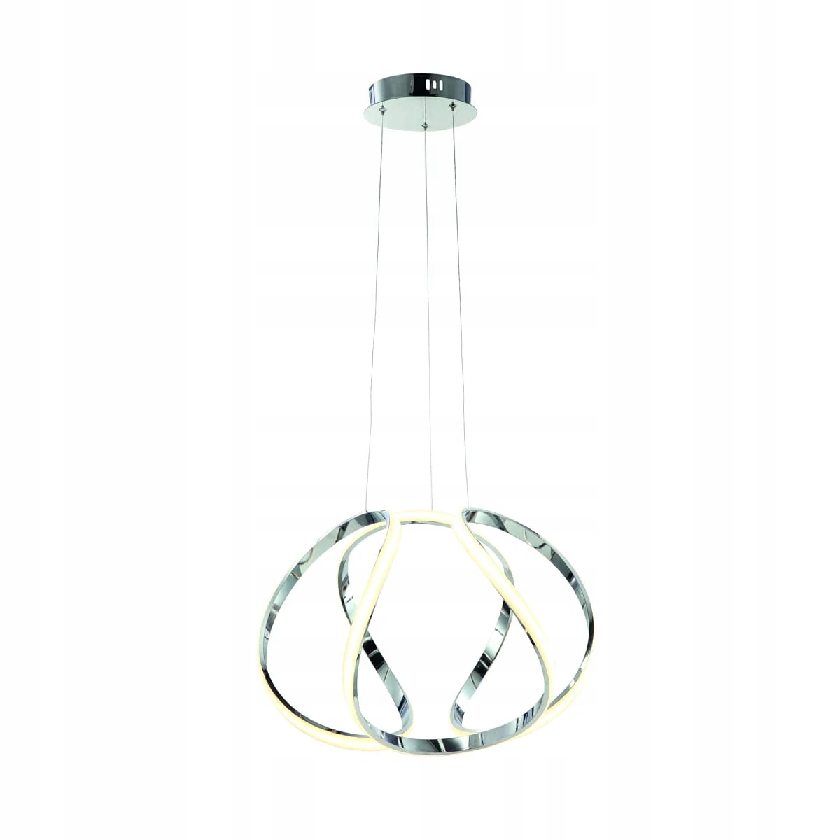 Moderná závesná Led lampa chrómová Milagro