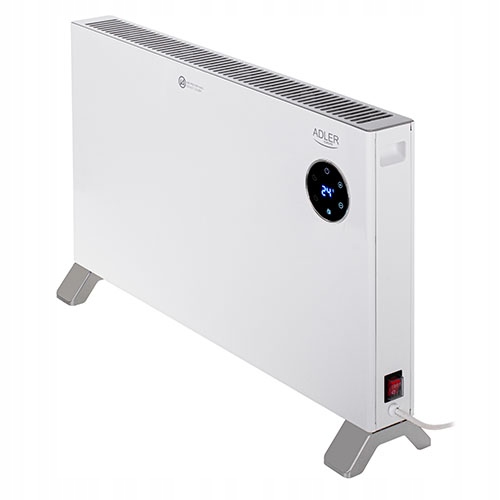 Prenosný konvektorový ohrievač LCD 2000W s diaľkovým ovládaním a časovačom, tichý ventilátor
