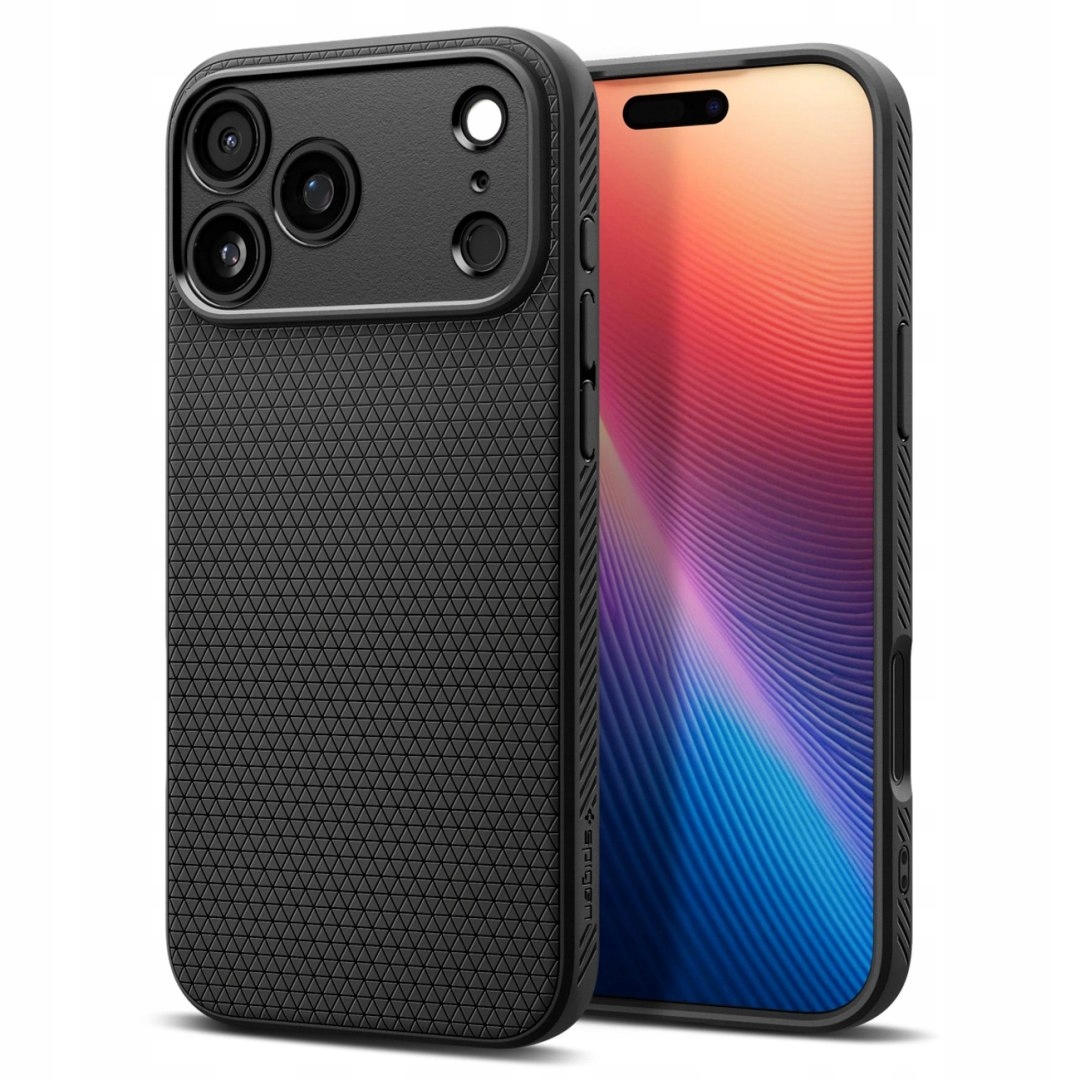 Etui Spigen Liquid Air na iPhone 17 Pro czarny mat