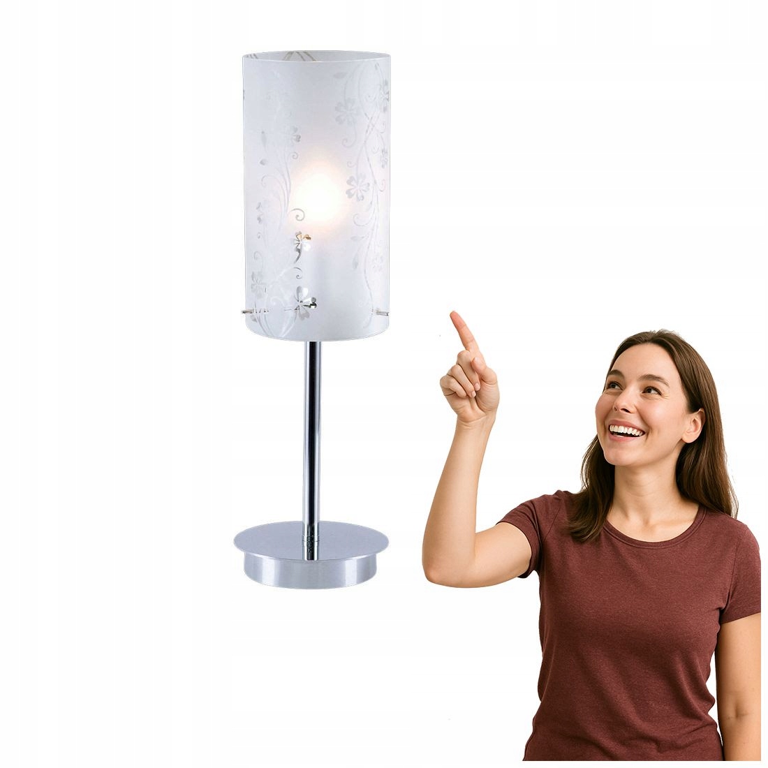 Nowoczesna Lampa Stołowa Valve Chromowa E27 Italux