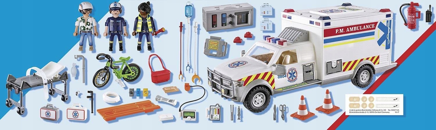 PLAYMOBIL AMBULANS KARETKA POGOTOWIA 70936 Rodzaj zestaw