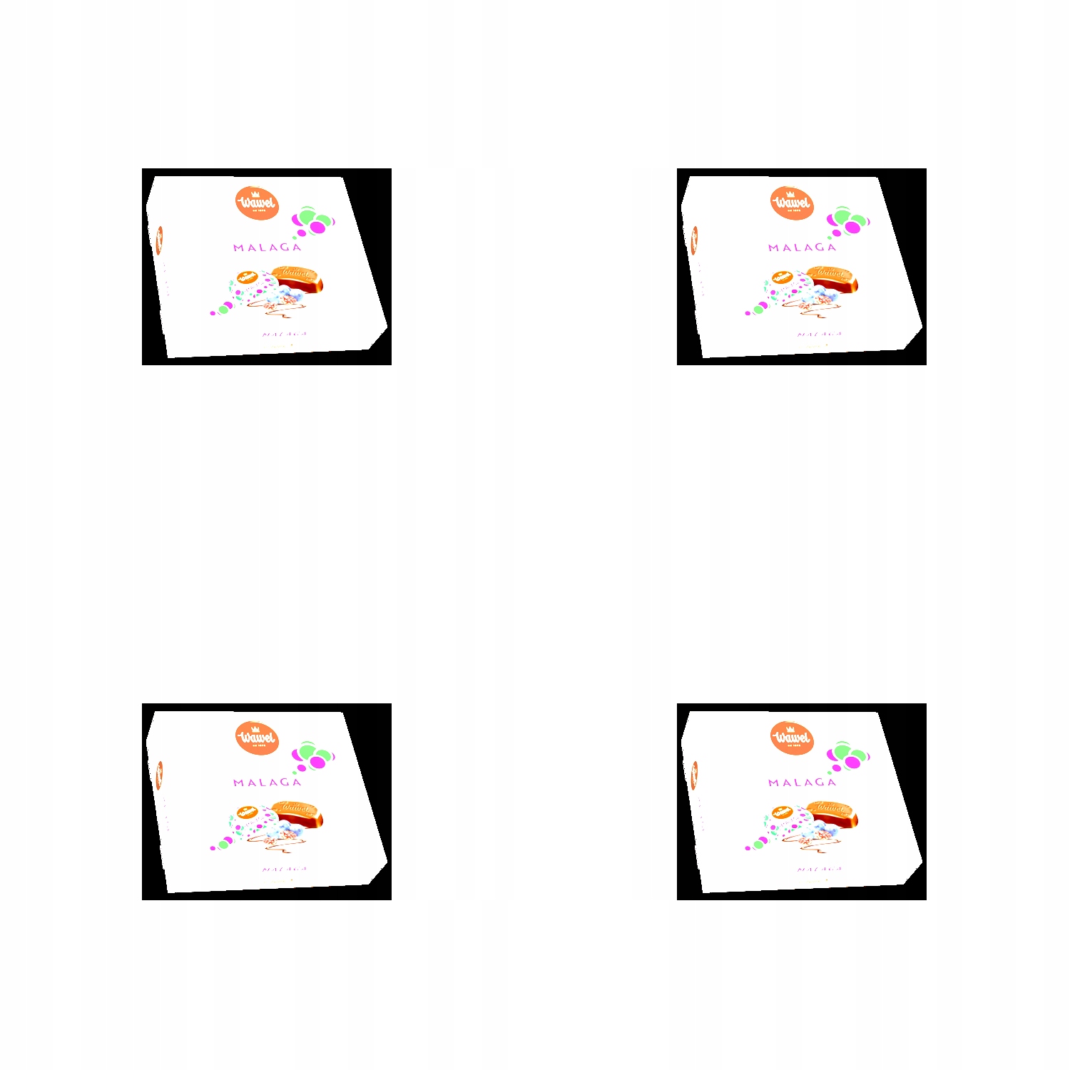 Levně 4x 160g bonboniéra Wawel Malaga Karton