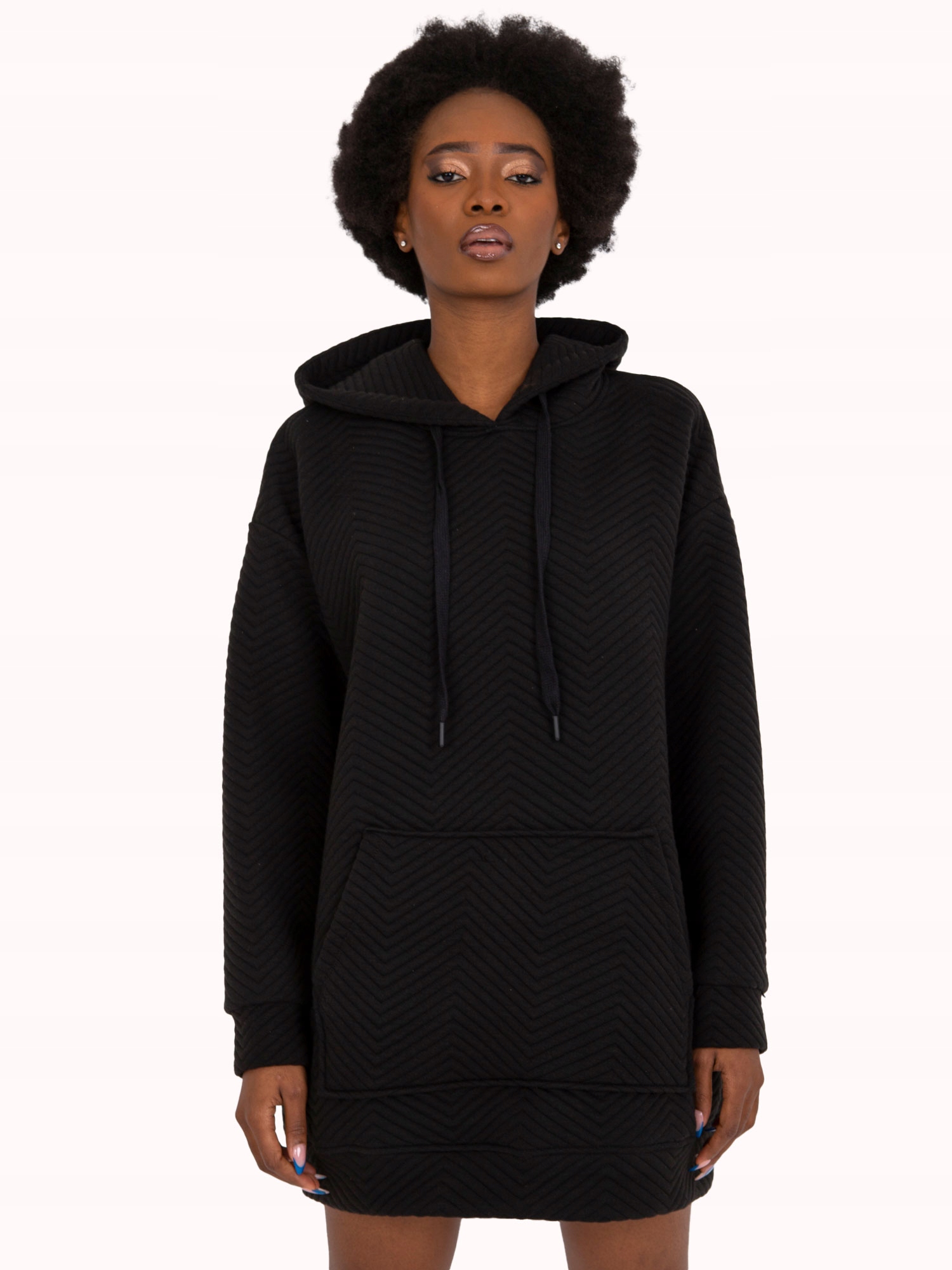 

Codzienna Bluza Damska Kangurka z kapturem - S/m