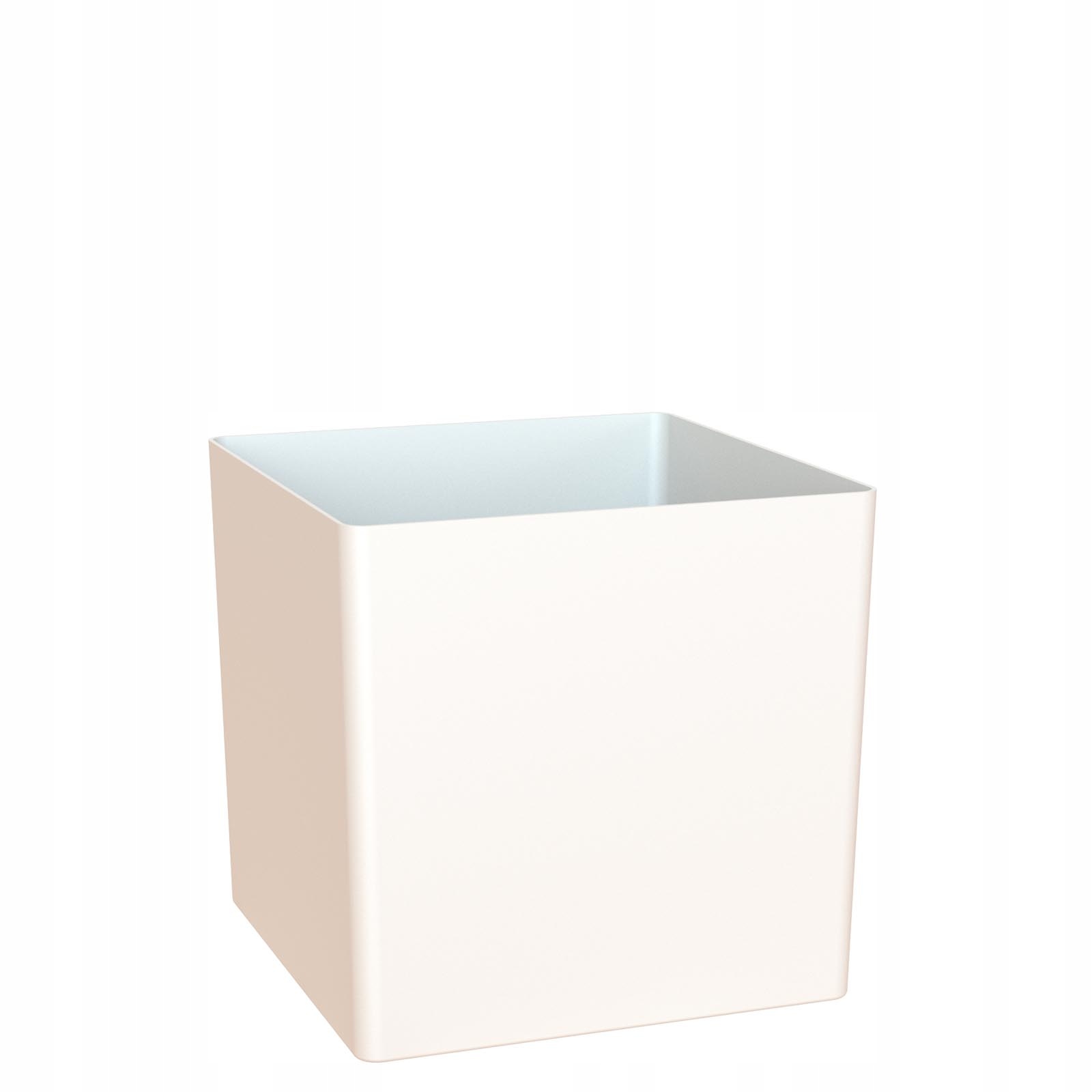 

białe matowe kwadratowe doniczki Oslo 14x14/14 cm