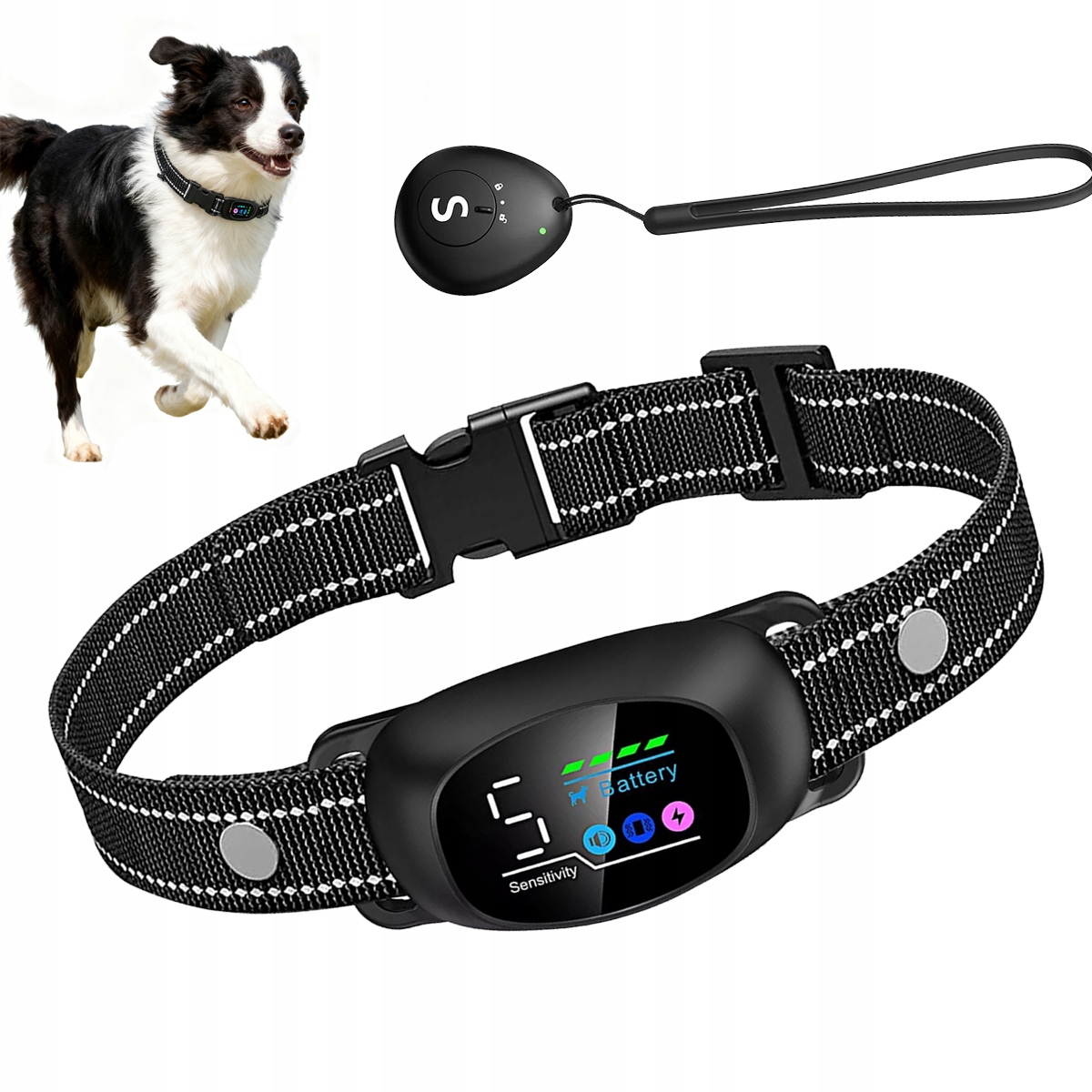 Levně Elektrický Výcvikový Obojek Pro Psa Treser 100 M S Dálkovým Ovládáním, Voděodolný