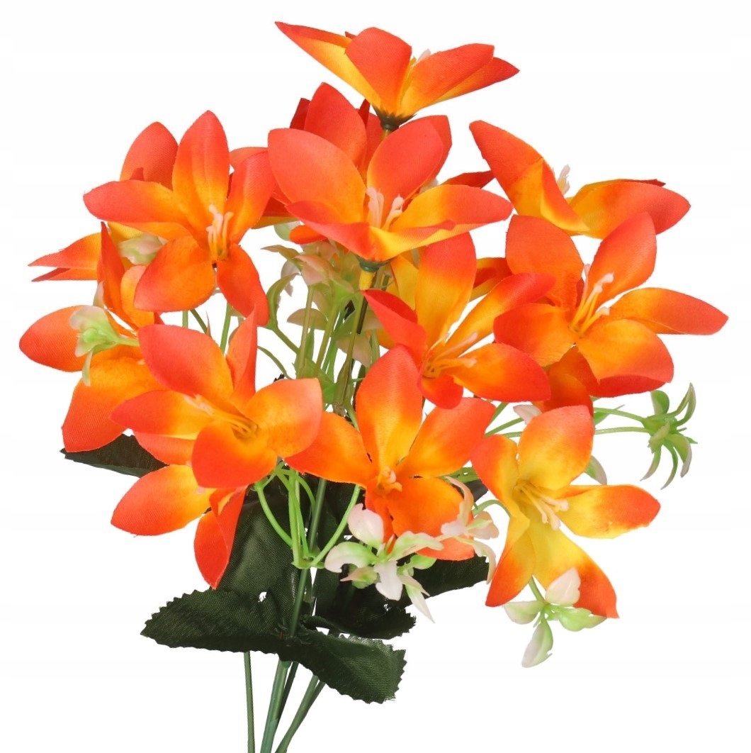 SZTUCZNE KWIATY ROŚLINY BUKIET LILIE GAŁĄZKI