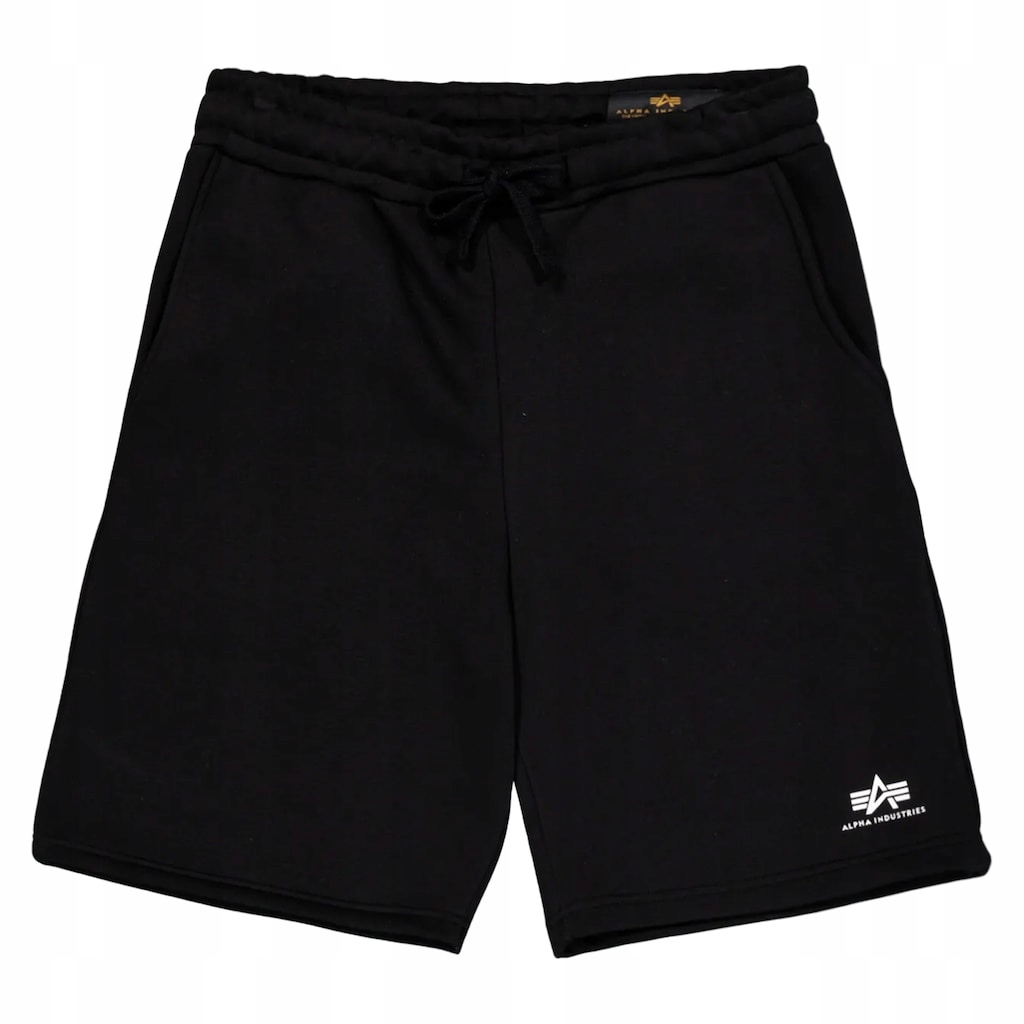 Kraťasy s krátkým rukávem Alpha Industries Basic Small Logo II Short Black S