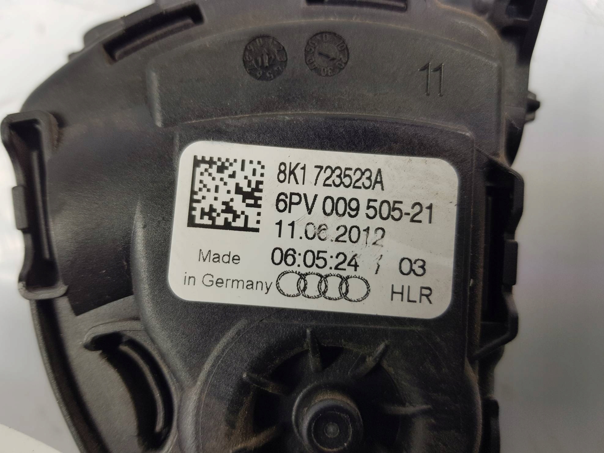 PEDAL potentiometer Gas 8K1723523A AUDI A6 C7