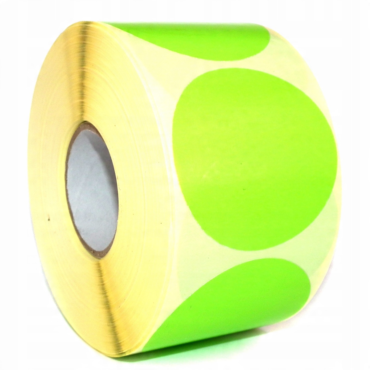 

Etykiety termiczne fi 60 mm zielone