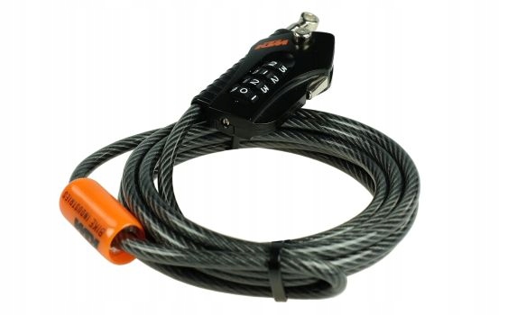 Zapięcie Rowerowe Ktm Linka Na Szyfr 4,8x2000MM