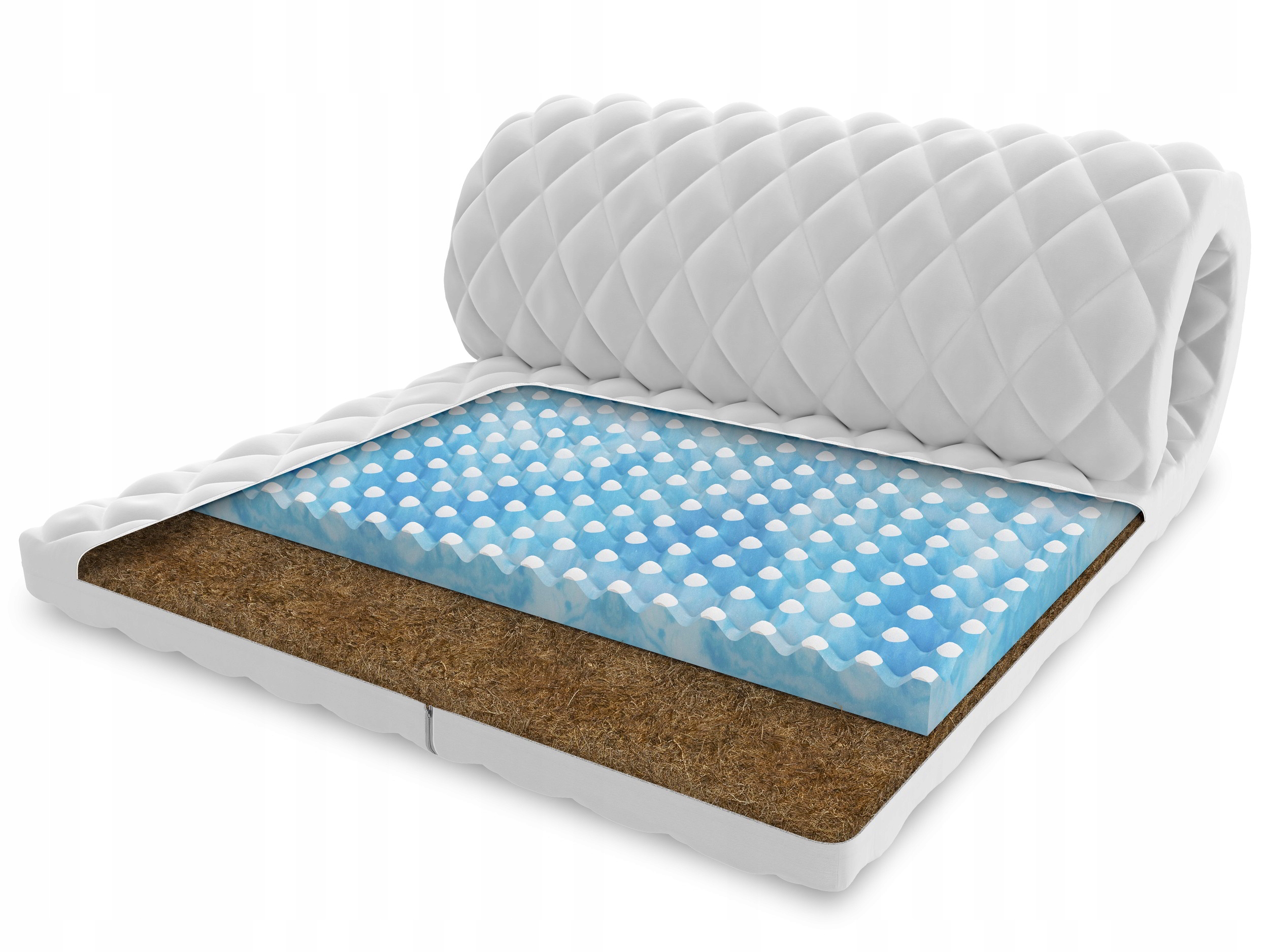 

Materac masujący 160x200 Hr kokos Topper 5 cm
