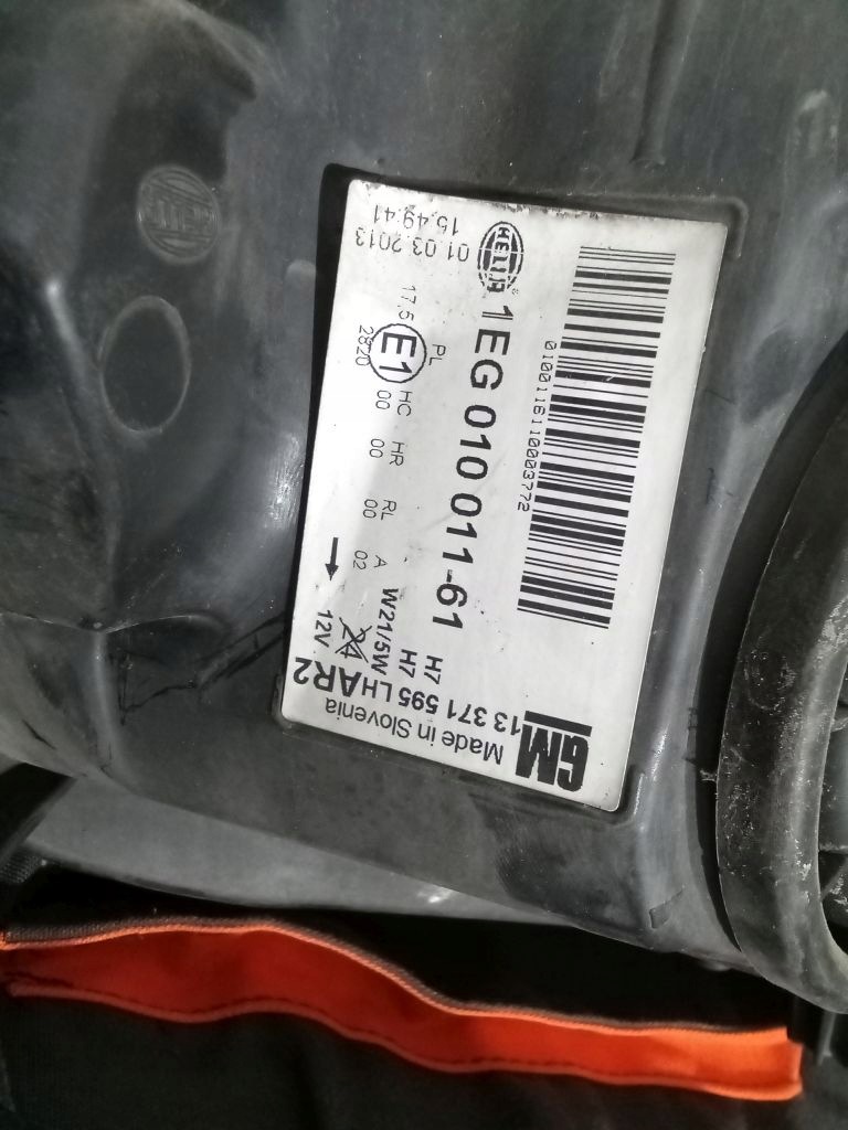 Opel Astra IV 4 J lift light left front front 13371565LH