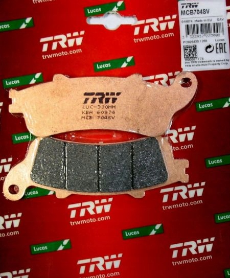 KLOCKI HAM PRZOD TRW HONDA GL1800 Gold Wing 01 11
