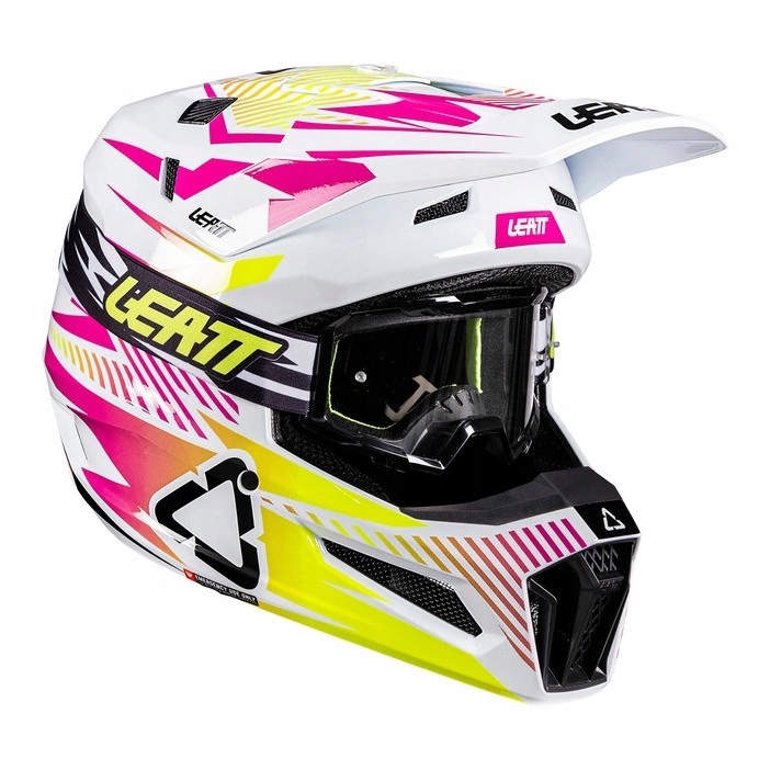 Prilba cross s okuliarmi Leatt Kit Moto 3.5 Storm Pink ružová Darčeky