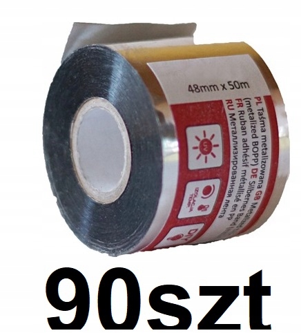 

Taśma 48x50 Metalizowana Do Foli 90szt EuroTape