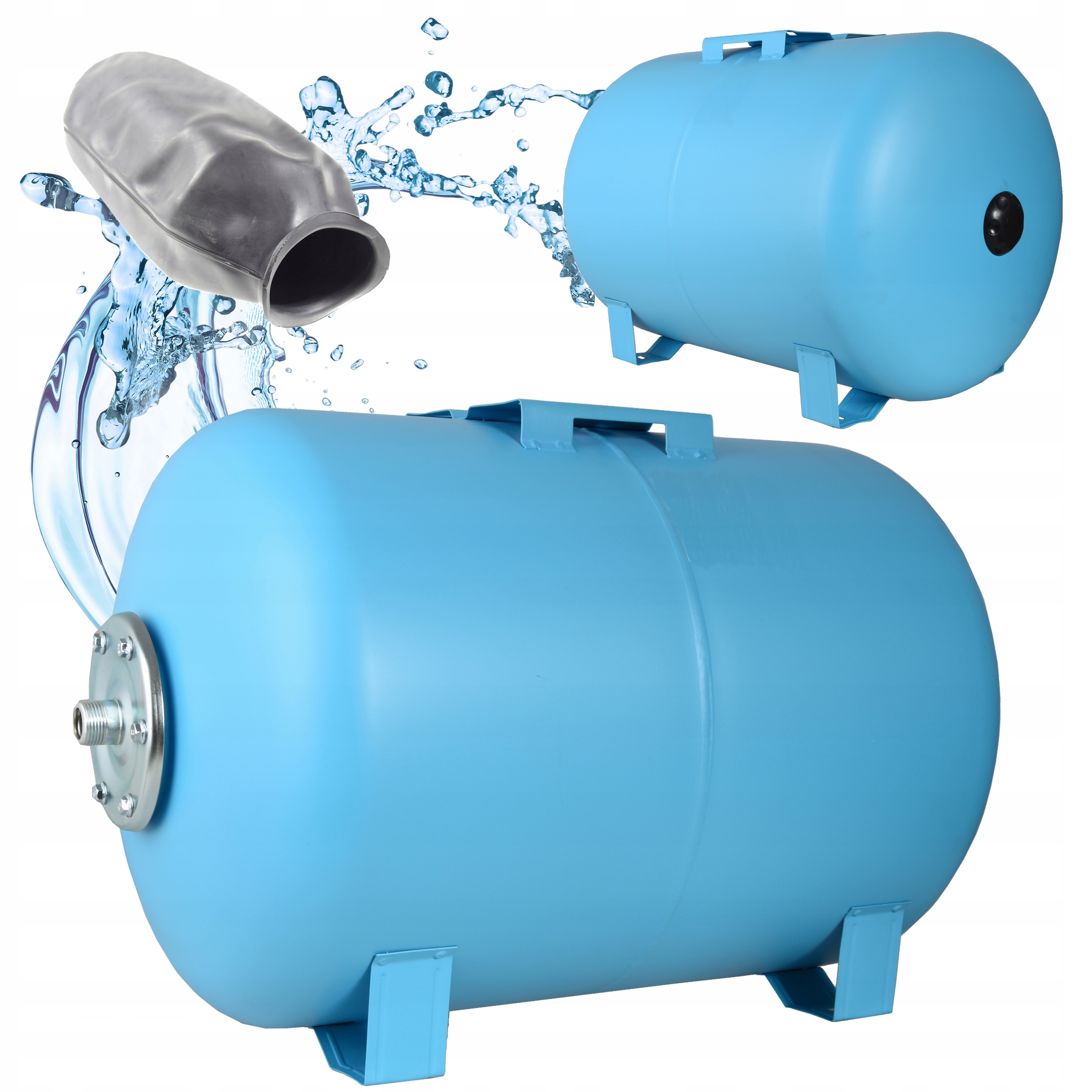 100L Hydroforový hydrofor na vodu Baniak Oceľ 100 L