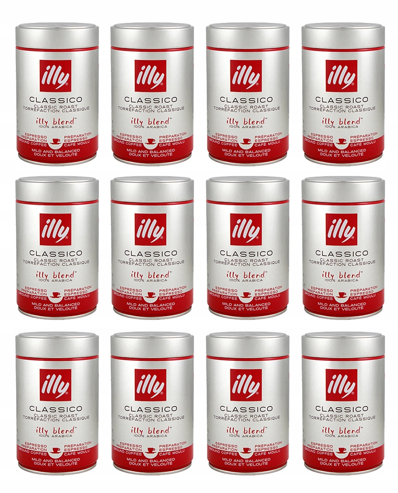 Kawa mielona Illy Classico 250 g 12 szt.