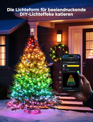GOVEE LAMPKI ŚWIĄTECZNE GIRLANDA ŁAŃCUCH ŚWIATEŁ 300 LED 30M IP65 ALEXA — miniatura 4