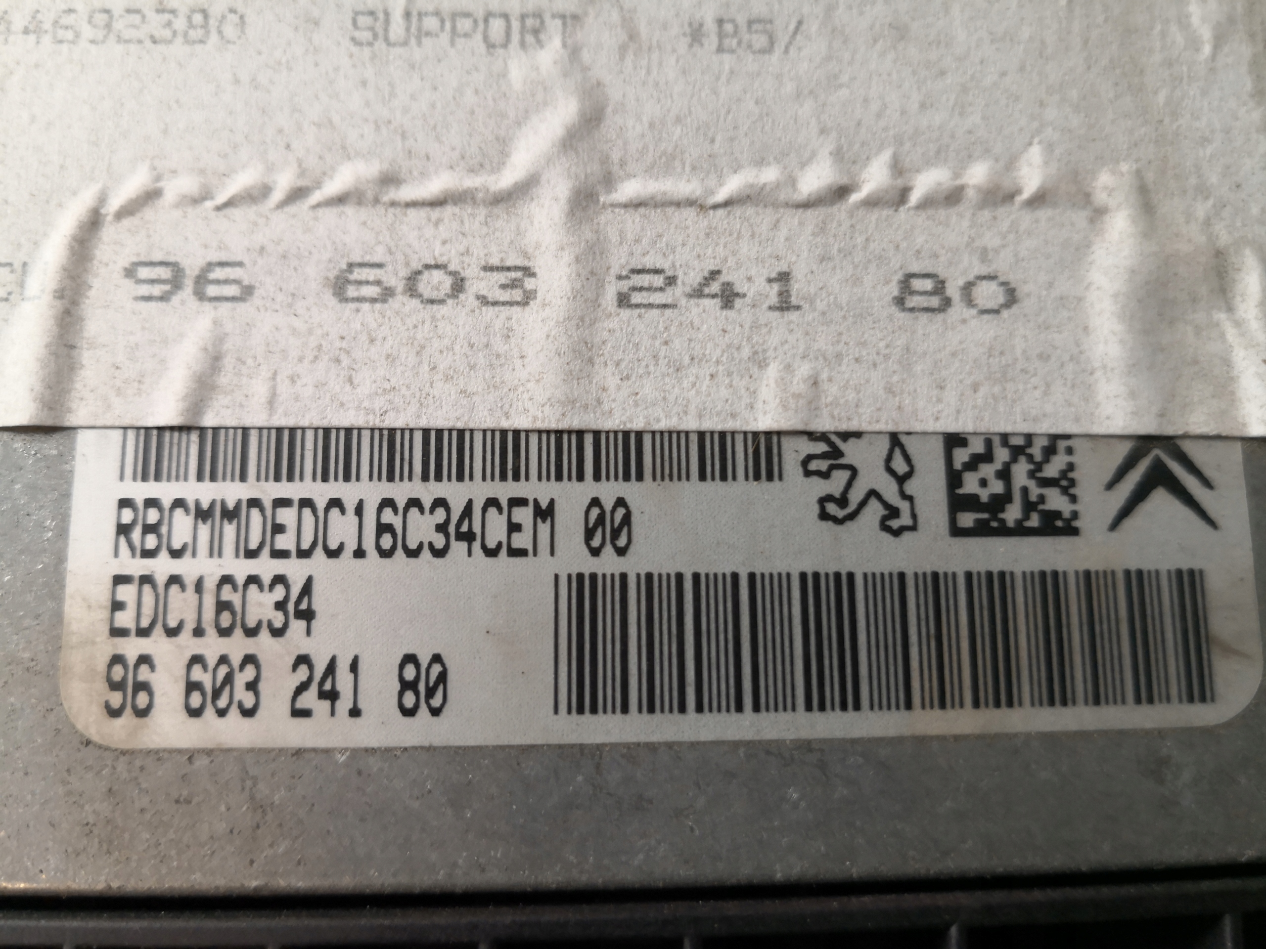 Computer DES MOTORS CITROEN C4 und 9660324180