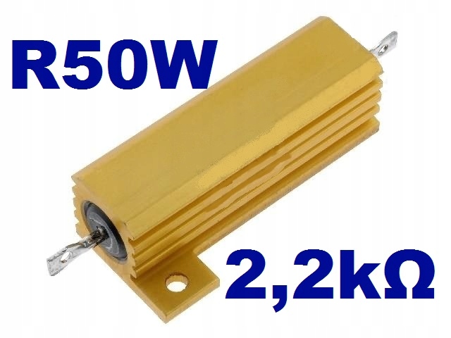 

Rezystor z radiatorem 2,2kohm 50W 1%