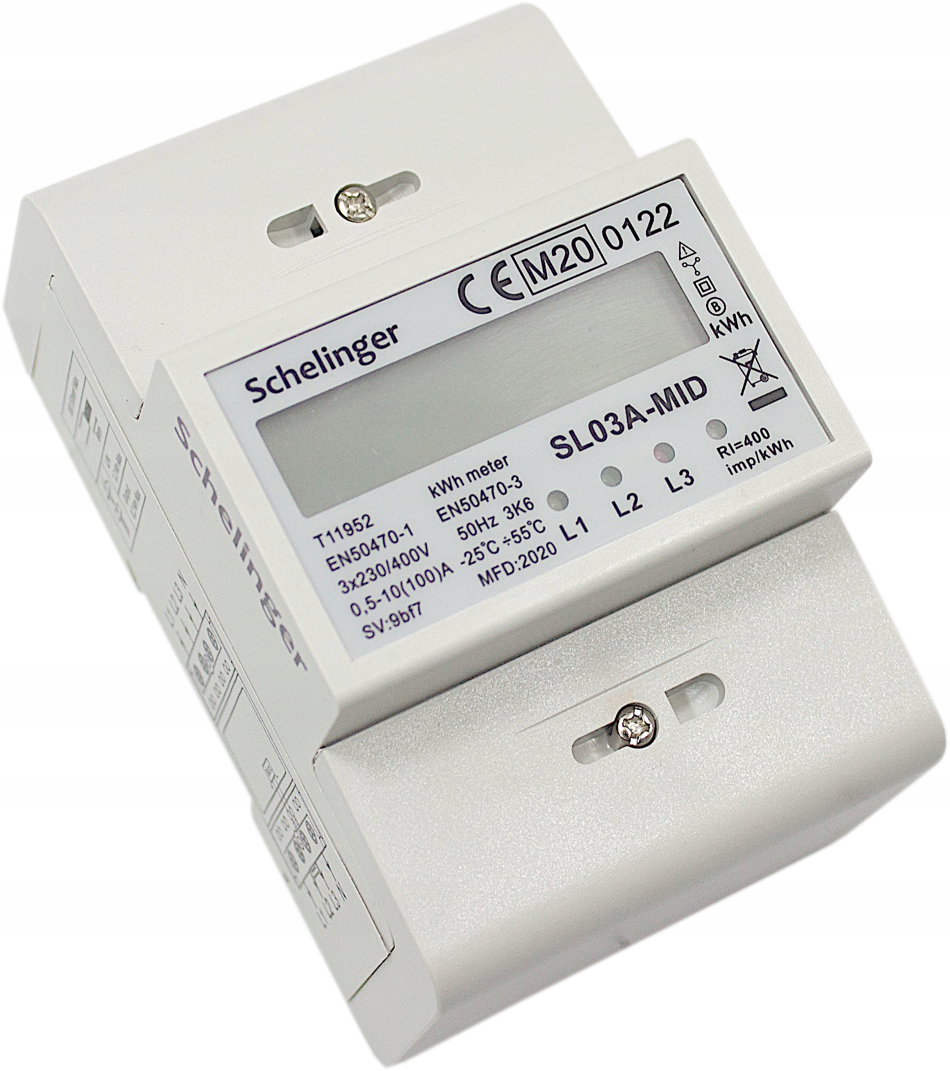 

Licznik Trójfazowy Energii Elektrycznej 4P MID LCD