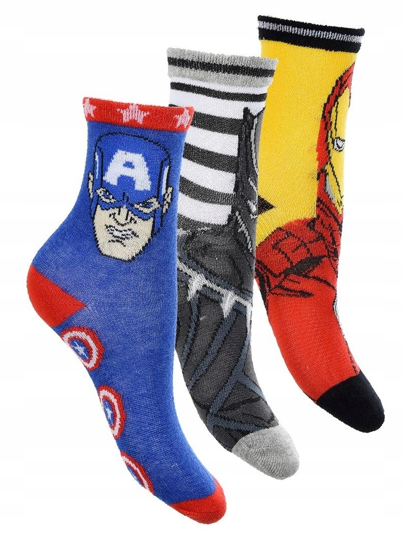 

Skarpetki chłopięce Marvel Avengers 3-pak 27/30