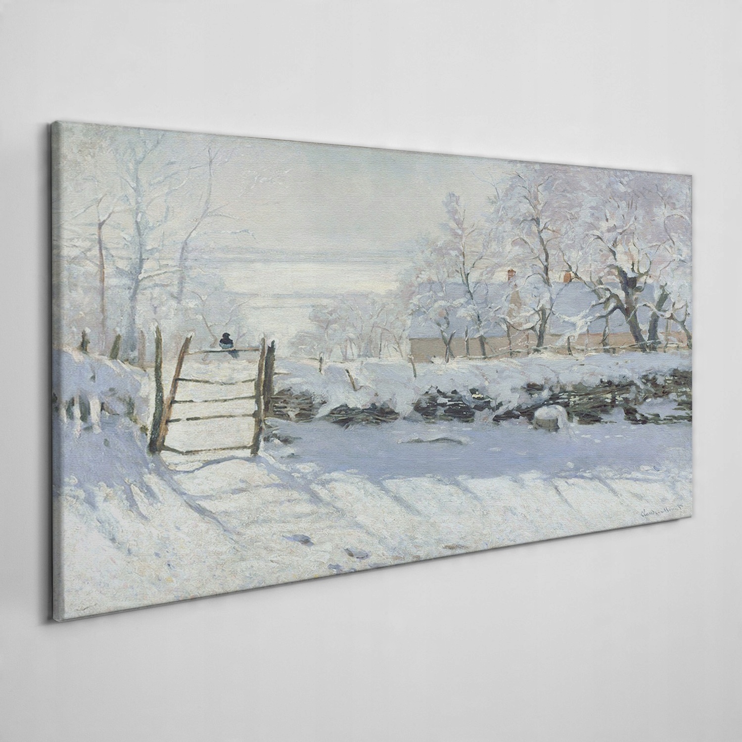 

Obraz na płótnie na ramie Sroka Monet 120x60 cm