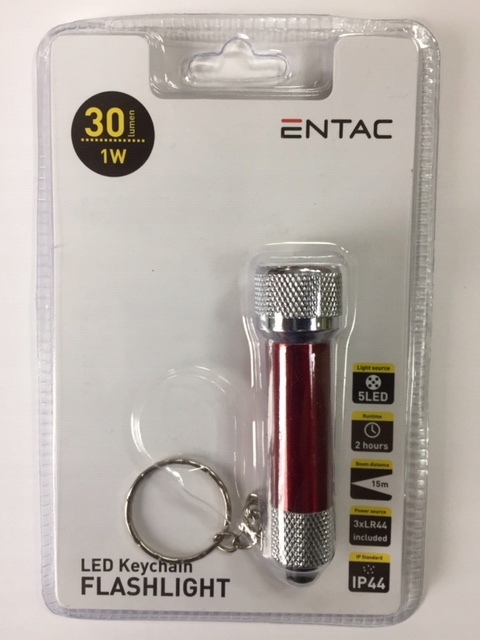 

Kieszonkowa Mini Latarka Brelok 5 Led EFL-5L Entac