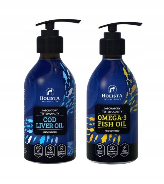 Levně Holista Cod Liver Oil 250 ml tran z tresky Holista Omega3 Fish Oil 250 ml