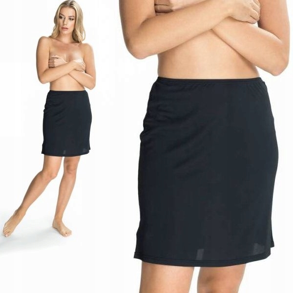 

Klasyczna jedwabna półhalka pod spódnicę Mewa 897