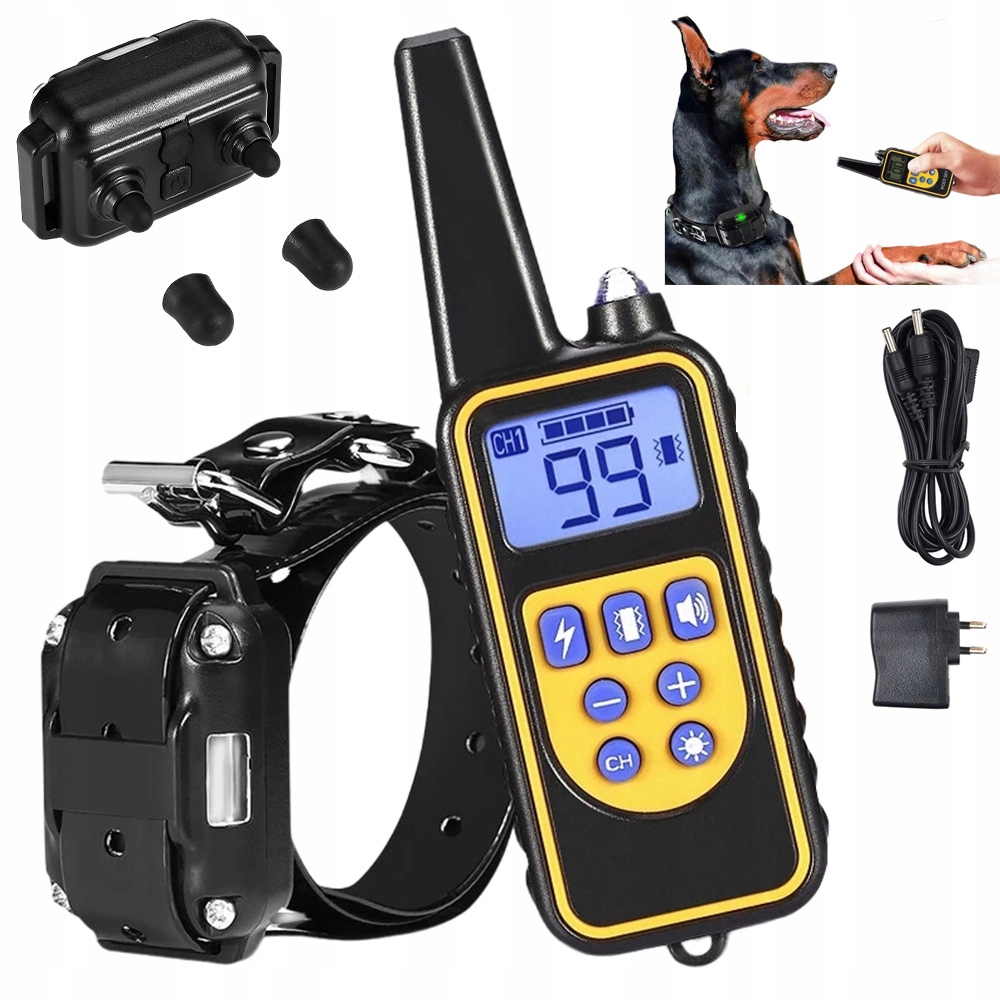 Levně Dálkově Ovládaný Vypínač Štěkání Pro Velké Psy, Dosah 800 M, 4 Režimy