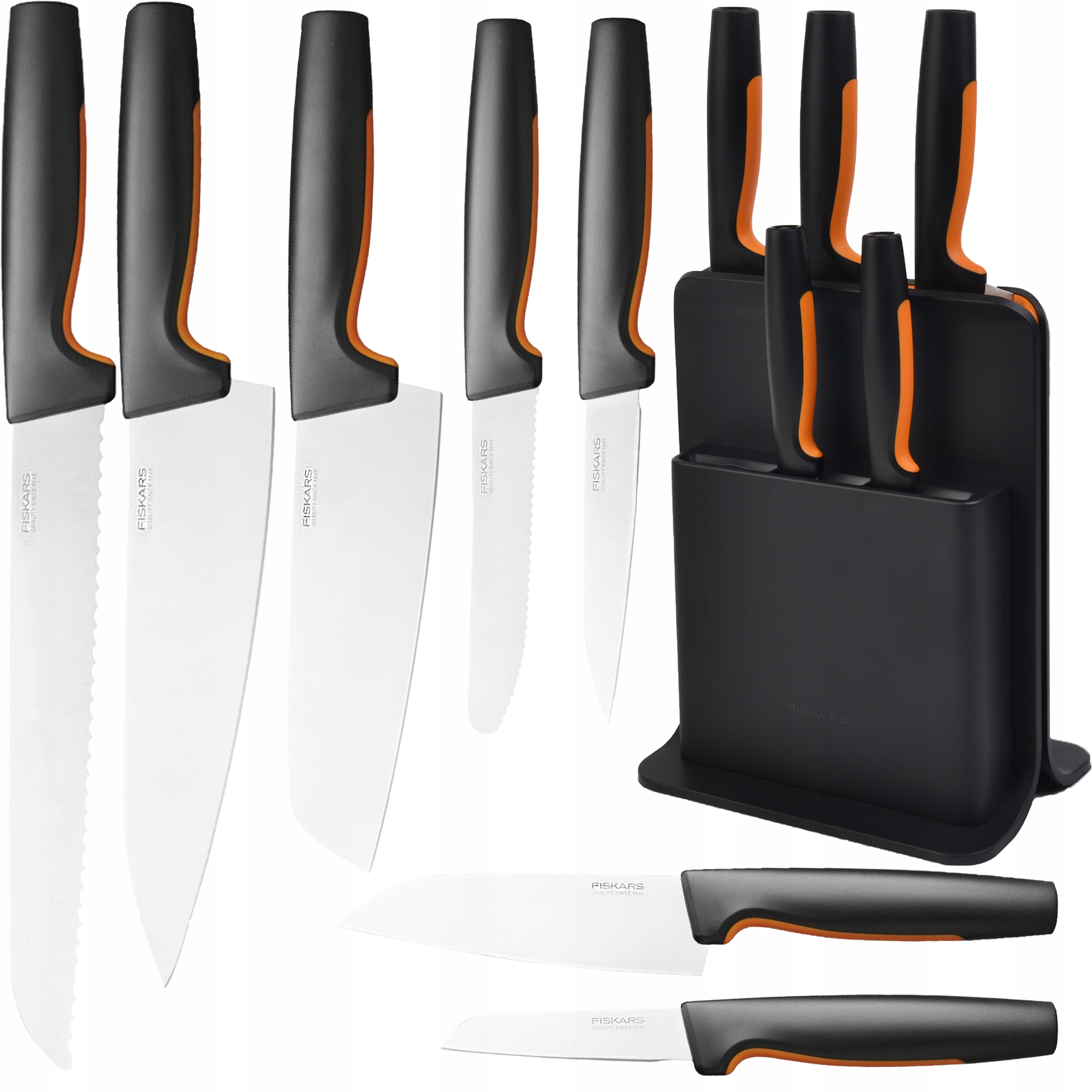 

Fiskars Zestaw Komplet 7 Noży w Bloku Ff