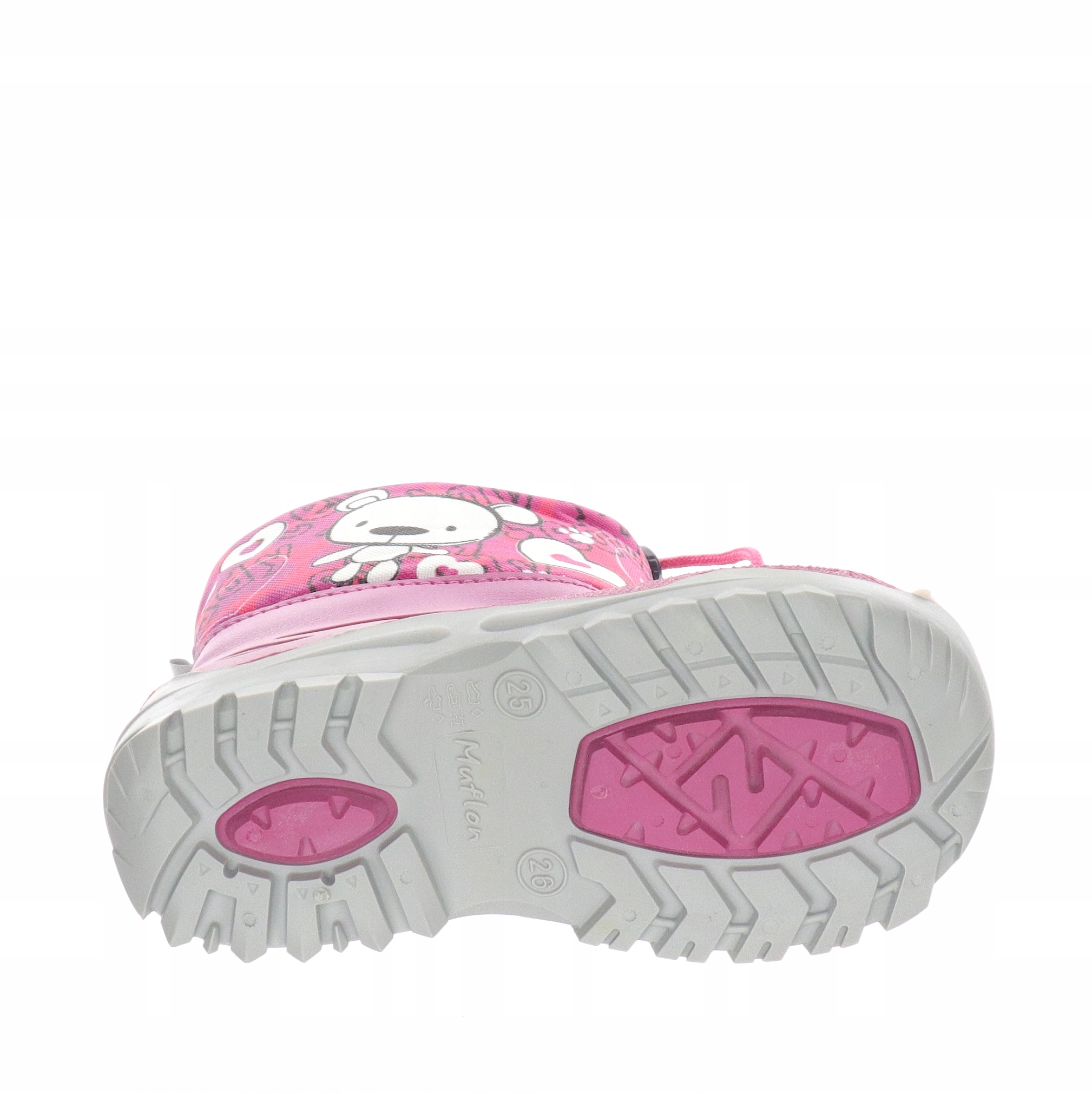 RenBut Śniegowce dziecięce kalosze ocieplane 25/26 Materiał guma