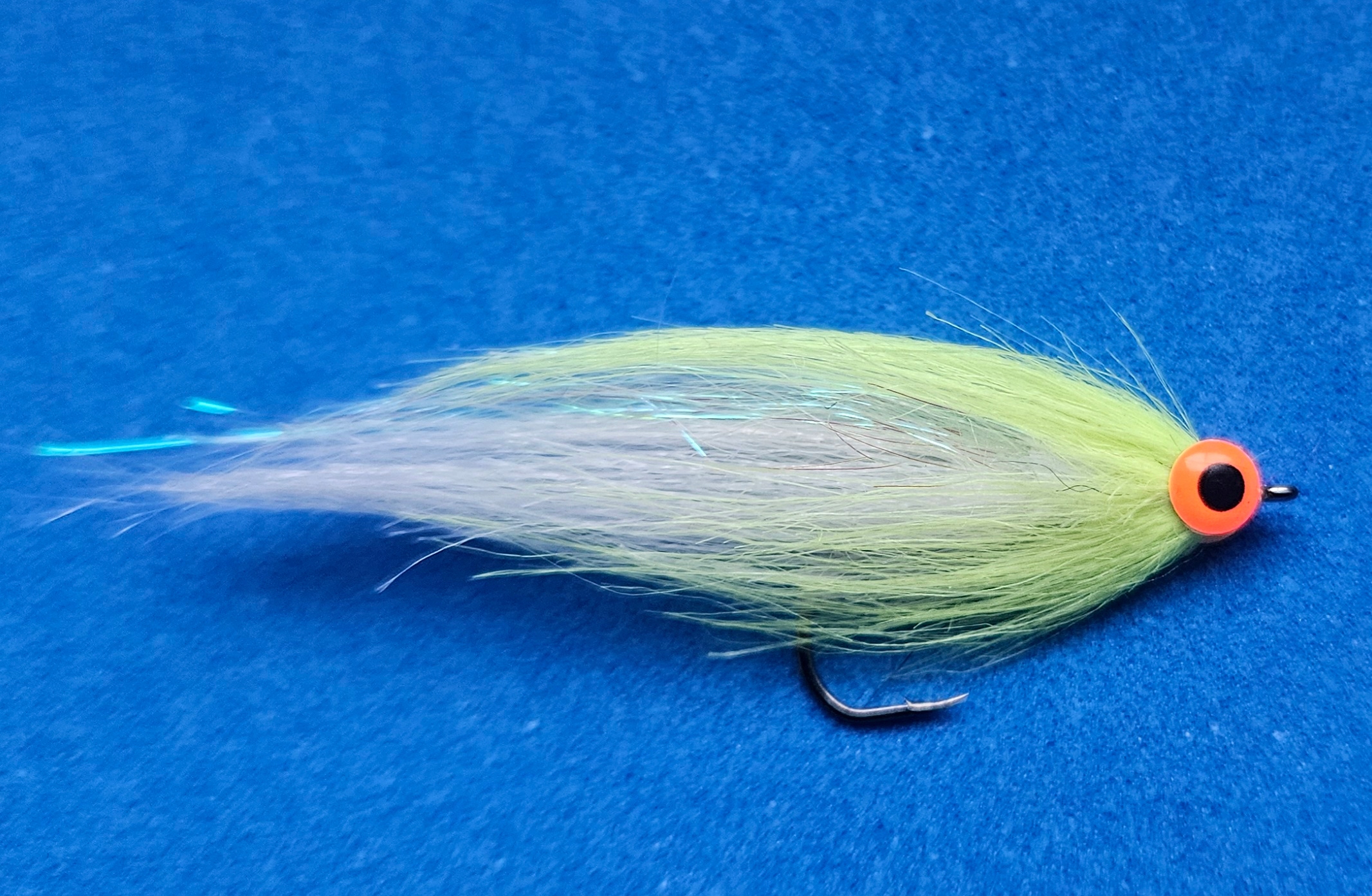 streamer BIAŁO-SELEDYNOWY #6 - 5,0 cm