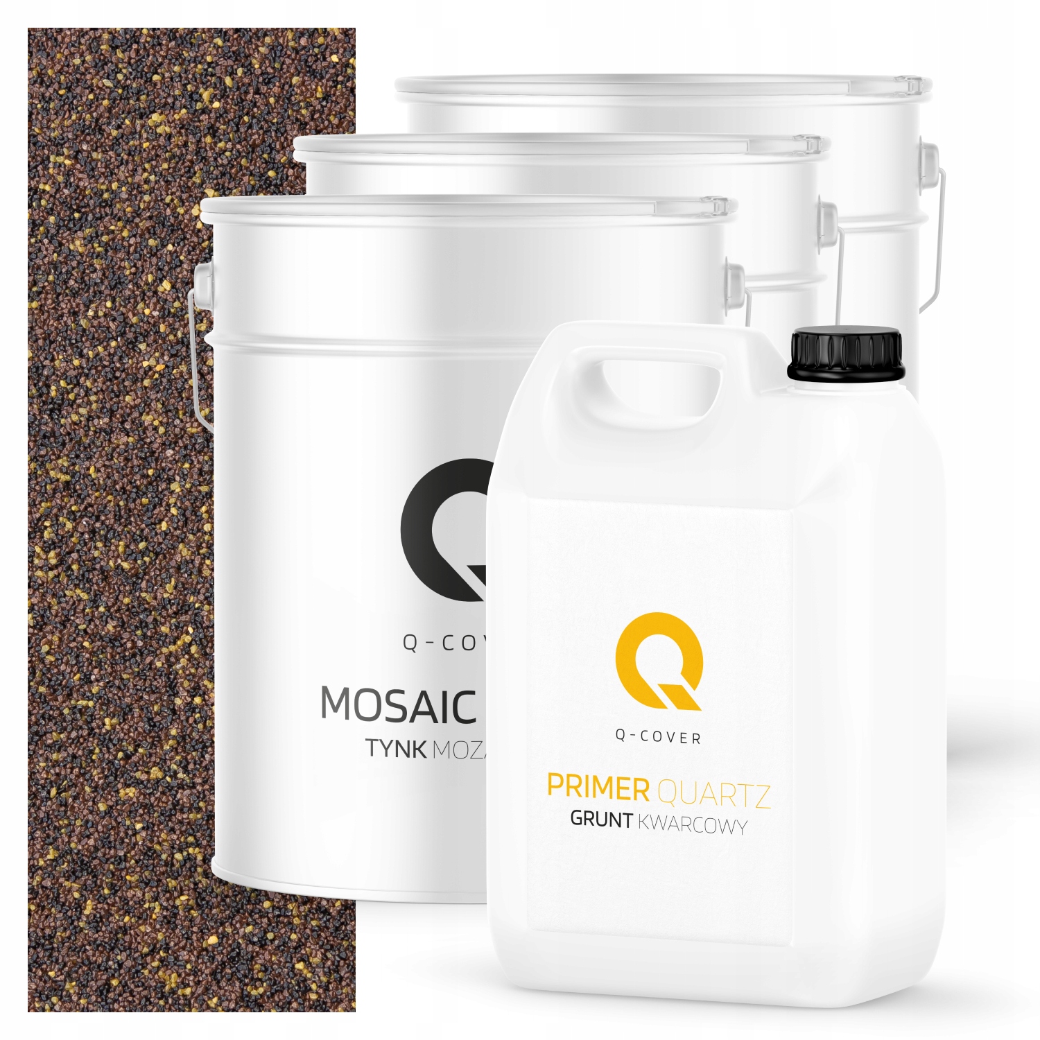 Mozaiková Omítka Hnědá Tmavá M82 Pryskyřičná Vnější 3x 12,5KG Půda 10 m2