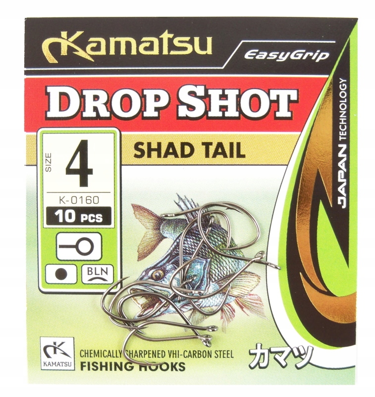 

Haki Kamatsu Drop Shot Shad Tail nr 4 10szt.