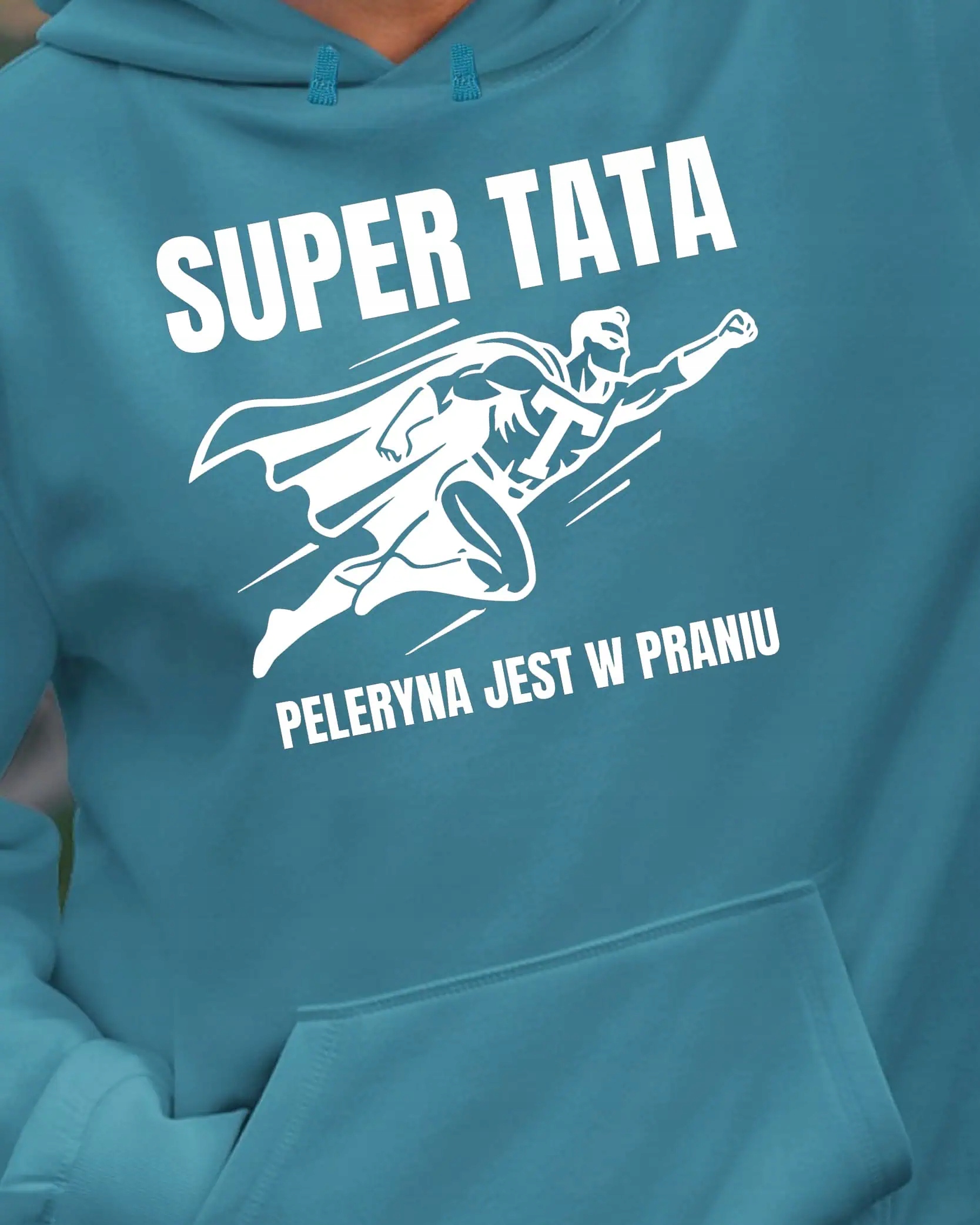 Mikina s kapucí Dárek pro tatínka táta Den otců Modrá L