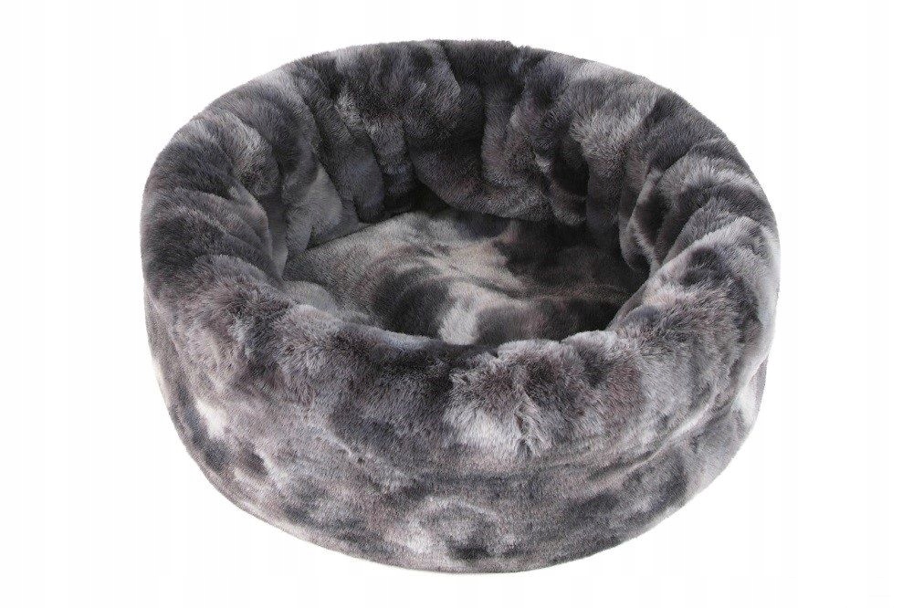 Levně O´Lala Pets pelíšek Ella šedý melír průměr 60 cm