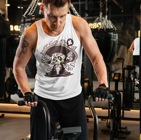 TANK TOP ANIMOWANE MARIACHI GUNNER Rozmiar L