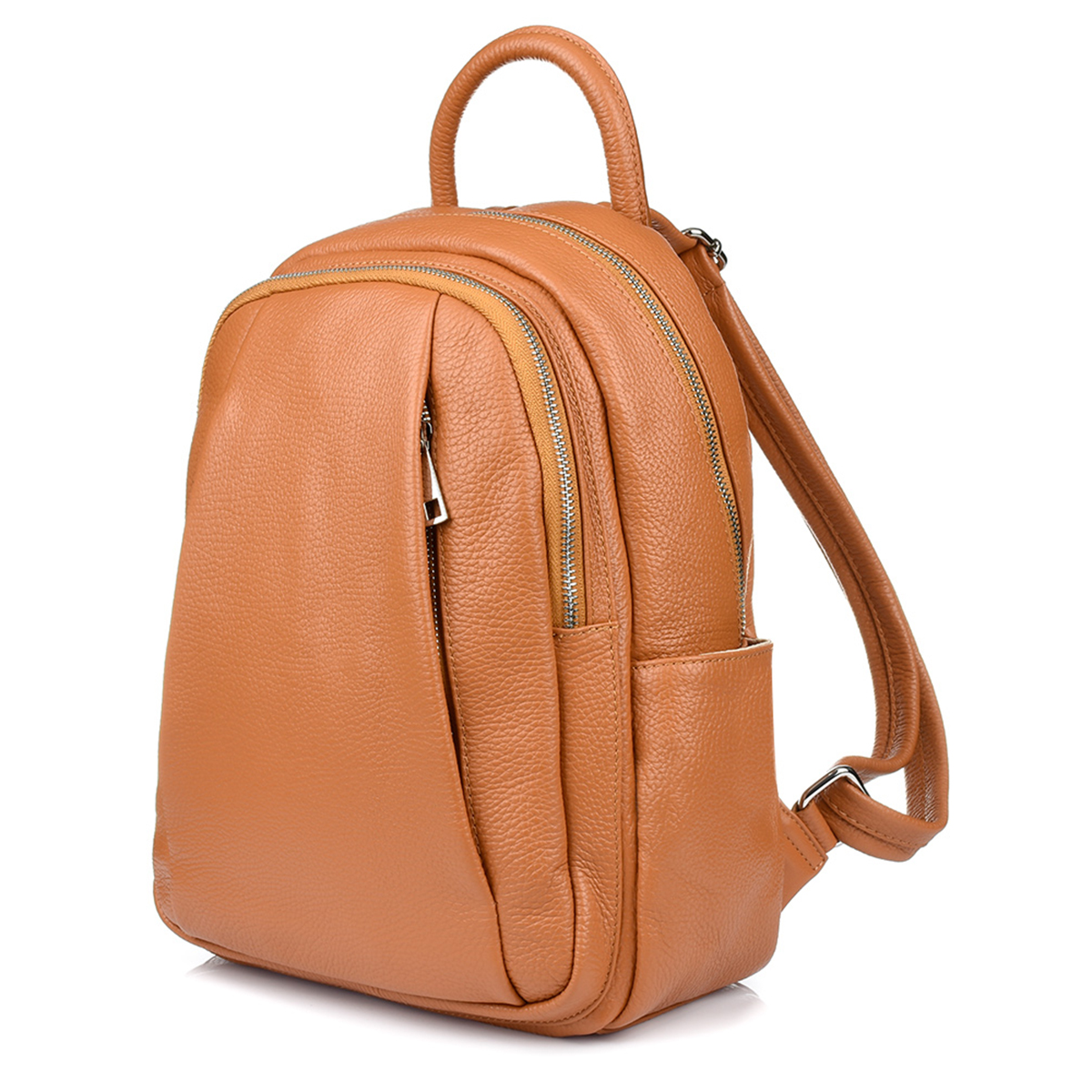 Batoh A4 dámský, prostorný, pevný, italský, prémiový, velký, pevná kůže