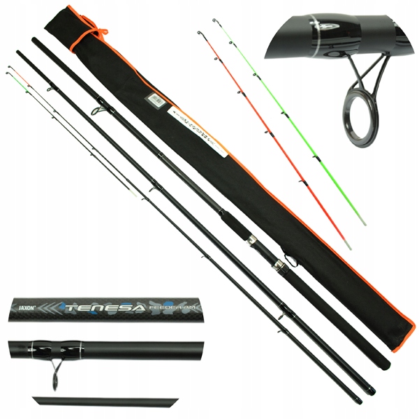 Feeder prut Jaxon Tenesa Rm 3,3 m 20-60 g kaprový grunt Eva